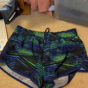 Blue Green Athletic Shorts